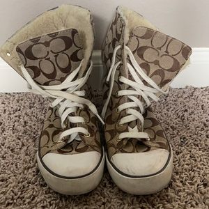 Coach shoes. Great for when it is cold.